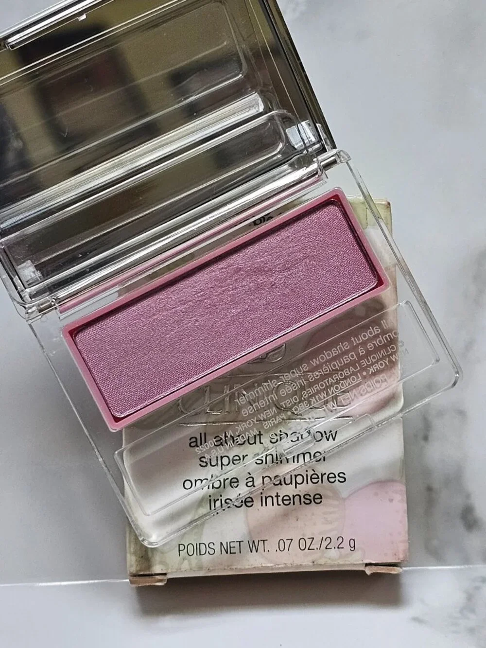Clinique BUBBLE BATH All About Shadow Super Shimmer (0.07 oz.)